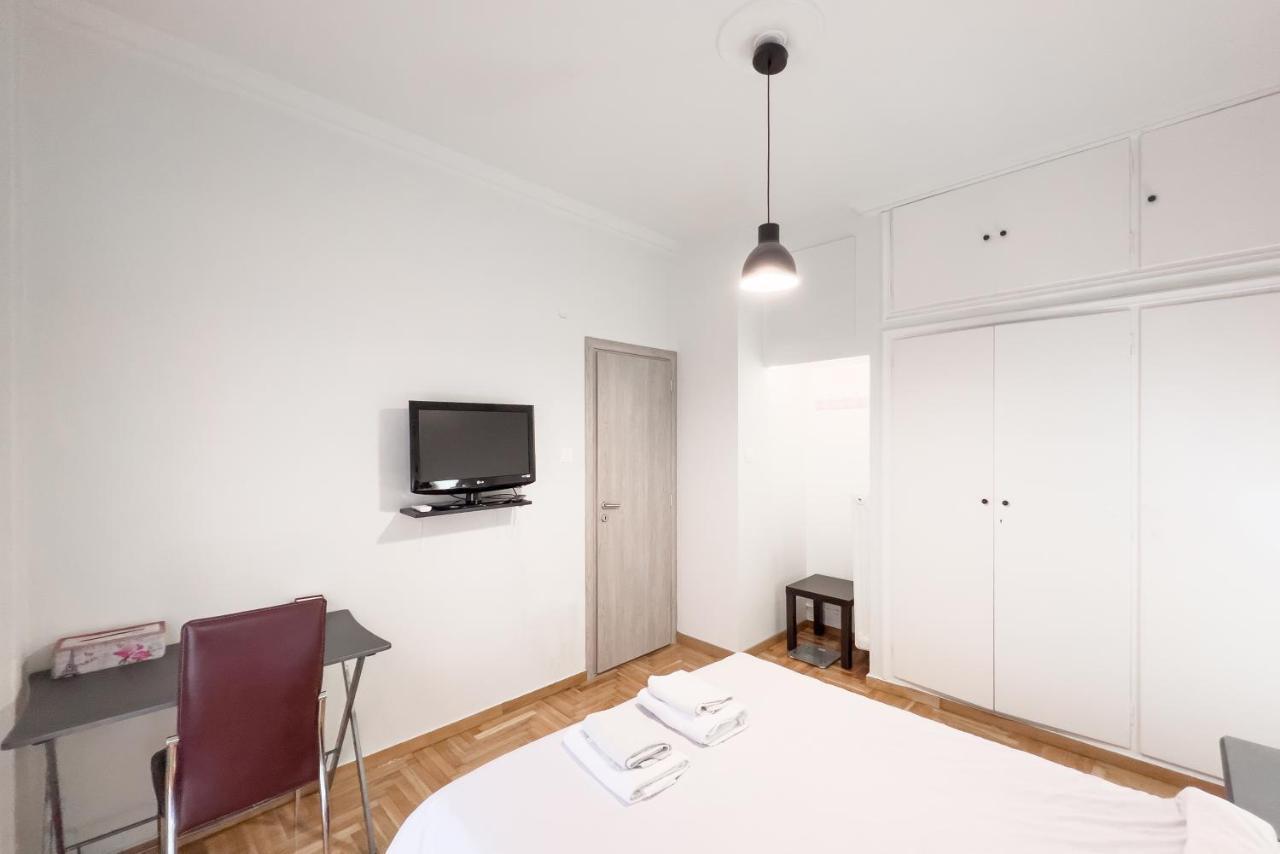 Cozy Cityscape Apartment In Atény Exteriér fotografie