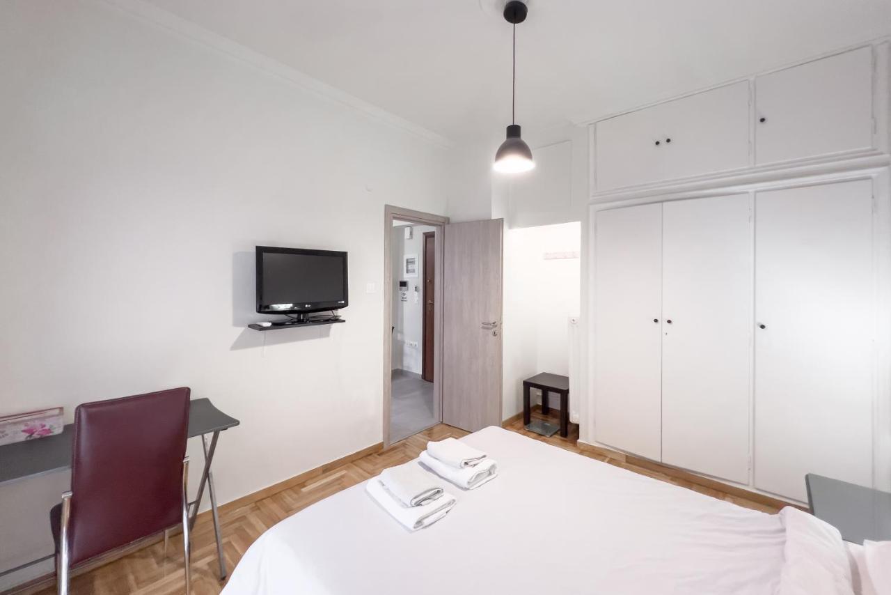 Cozy Cityscape Apartment In Atény Exteriér fotografie